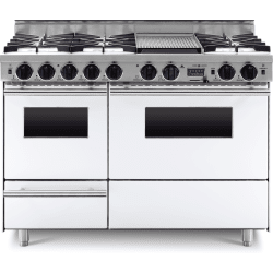 48 Inch Freestanding Dual Fuel Range  - 48 Inch Freestanding Dual Fuel Range with 6 Open Burners view