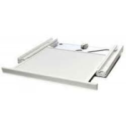 Pull-Out Tray Stacking Kit: Lotus White Integrated Decor - Front View view