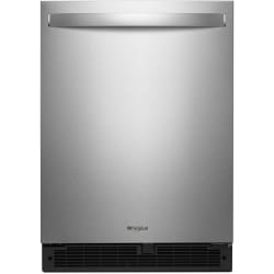 24 Inch Freestanding Compact Refrigerator  - Stainless Steel Front view
