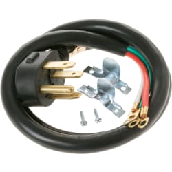 4-Wire 4 Ft. Length 40-Amp Cord - 4 Ft. 40 AMP 4 Wire Range Cord view