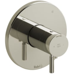 Single Lever Handle Thermostatic & Pressure Balance Trim  - Riu™ Single Lever Handle Thermostatic & Pressure Balance Trim with 5 Functions and Knurled Handle in Polished Nickel view
