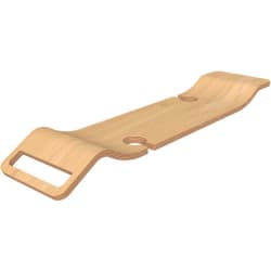 Tombolo 8 Bathtub Rack  - Tombolo 8 Bathtub Rack with Wine Glass Holders - Oak view