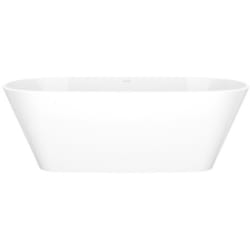 29 Inch Freestanding Soaking Bathtub  - Freestanding Soaking Bathtub with No Overflow Hole view
