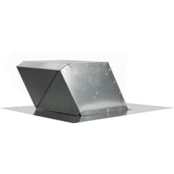 6 Inch Round Roof Jack (Max. 4/12 Roof Pitch) - FRONT view
