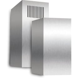 Stainless Steel Telescoping Duct Cover - Fits Model XOR Series For Ceilings up to 10' High - Duct Cover Extension For 10' Ceiling Fits XOR view