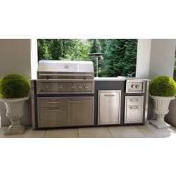 Pre-Assembled Outdoor Island for 36 Inch Grill  - Pre-Finished I Appliance Ready Island view