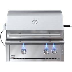 30 Inch Grill  - 30 Inch XO Stainless Steel Grill with Two Cooking Zones view