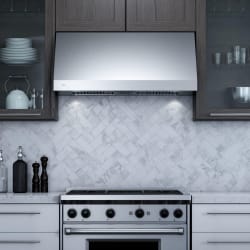 48 Inch Wall Mount Range Hood - 48 Inch Pro Style Wall Mount Hood with 600 CFM view