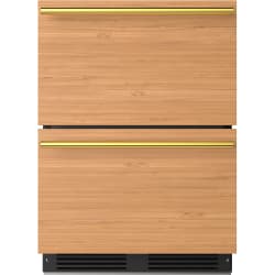 24 Inch Built-In Under-Counter Beverage Refrigerator Drawers  - 24 Inch Panel Ready Built-In Under-Counter Beverage Refrigerator Drawers view