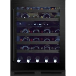 24 Inch Undercounter Dual Zone Wine Cooler  - 24 Inch Undercounter Dual Zone Wine Cooler with 46 Bottle Capacity in Front View view