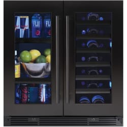 30 Inch Undercounter Combo Beverage Center & Wine Cooler  - 30 Inch Undercounter Combo Beverage Center & Wine Cooler view