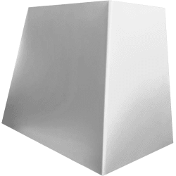 Wall Mount Range Hood Liner  - 36 Inch Wall Mount Range Hood in Front View view