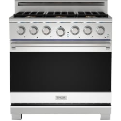 36 Inch Freestanding Gas Range  - 36 Inch Professional Gas Range view