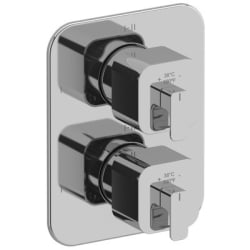 3/4 Inch Dual Lever Handle Thermostatic and Pressure Balance Trim  - Equinox™ 3/4 Inch Dual Lever Handle Thermostatic and Pressure Balance Trim with 6 Functions in Chrome view