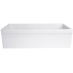 36 Inch Decorative Apron Farmhouse Fireclay Sink - 36 Inch Apron Fireclay Sink view