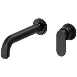 Single Handle Wall Mount 360° Lavatory Faucet Trim  - Arca™ Wall Mount 360° Lavatory Faucet Trim in Black view