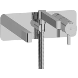 Wall Mount Tub Filler Trim  - Paradox™ Wall Mount Tub Filler Trim with Hand Shower in Chrome view