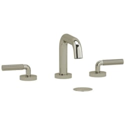 Double Lever Handle Widespread Lavatory Faucet  - Riu™ Widespread Lavatory Faucet With U-Spout in Polished Nickel view