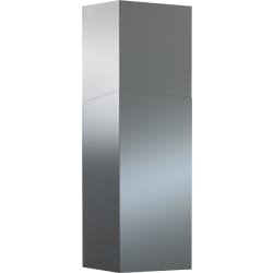 Ombra Duct Cover Extension - Black Stainless Steel - Duct Cover view