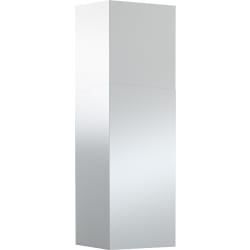 8.7" Wide and 46.5" High Duct Cover Extension - Stainless Steel - Duct Cover view