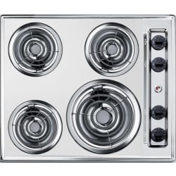 24 Inch Electric Cooktop  - Summit ZEL03 Main Image view