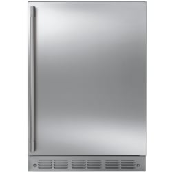 24 Inch Freestanding/Built-In Fresh-Food Refrigerator - Monogram 24" Fresh-Food Refrigerator Shown with Statement Handle view