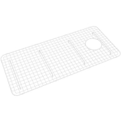 14 Inch Wire Kitchen Sink Grid: White - 14 Inch Wire Kitchen Sink Grid in White view