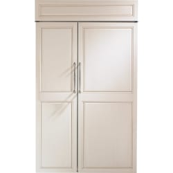 48 Inch Counter Depth Built-In Side by Side Smart Refrigerator - 48 Inch Smart Built-In Side-by-Side Refrigerator view