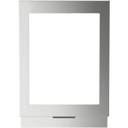 24 Inch Undercounter Stainless Steel Door Panel Kit  - 24 Inch Undercounter Stainless Steel Door Panel Kit with Panel & Toekick view