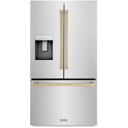 36 Inch Freestanding French Door Refrigerator  - 36 Inch Freestanding French Door Refrigerator view