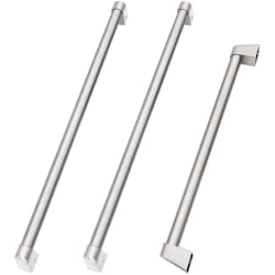 36 Inch Built-In Refrigerator Helix Handles (Set of 3): Stainless Steel - ZLINE 36 in. Built-In Refrigerator Helix Handles (Set of 3) in Stainless Steel (RBIVHZ-K-SS-36) main image. view