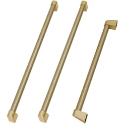 36 Inch Built-In Refrigerator Helix Handles (Set of 3): Champagne Bronze - ZLINE Autograph Edition 36 in. Built-In Refrigerator Helix Handles (Set of 3) in Champagne Bronze (RBIVHZ-K-CB-36) main image. 36 in. Built-In Refrigerator Helix Handles view