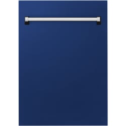 18 Inch Tallac Dishwasher Panel: Blue Gloss  - 18 Inch Tallac Dishwasher Panel view
