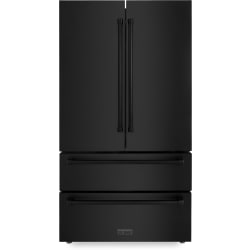 36 Inch 4-Door Freestanding French Door Refrigerator - Front View view