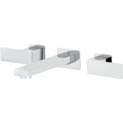 Double Lever Handle Bliss Wall Mount Bathroom Faucet - Bliss Wall Mount Bath Faucet view