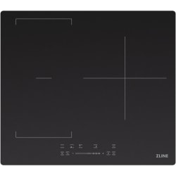 Induction Cooktop  - ZLINE 24 in. Induction Cooktop with Anti-Scratch Glass and 3 Elements (FCIND-24) top-down, above cooking surface. Induction Cooktop with 3 Elements view