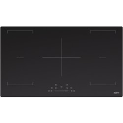 Induction Cooktop  - ZLINE 36 in. Induction Cooktop with Anti-Scratch Glass and 5 Elements (FCIND-36) top-down, above cooking surface. Induction Cooktop with 5 Elements view