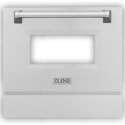 24 Inch Stainless Steel Range Door: DuraSnow Stainless Steel - Front View view