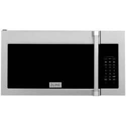30 Inch Over the Range Microwave  - ZLINE 30 in. 1.5 cu. ft. Over-The-Range Convection Microwave Oven in Satin Stainless Steel with Traditional Handle and Sensor Cooking (MWO-OTR-H-30-SS) front. 30 in. 1.5 cu. ft. Over-The-Range Convection Microwave Oven view