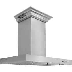 Wall Mount Range Hood - 30 Inch Wall Mount Range Hood with 4 Fan Speed 400 CFM Motor view