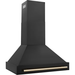 36 Inch Wall Mount Range Hood  - 3/4 View view