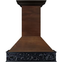 Designer Series 36 Inch Island Mount Chimney Hood  - Designer Series 36 Inch Island Mount Range Hood view