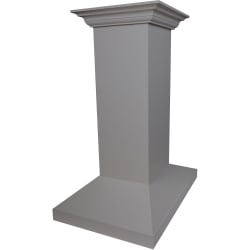 Wooden Island Mount Range Hood - Front View view