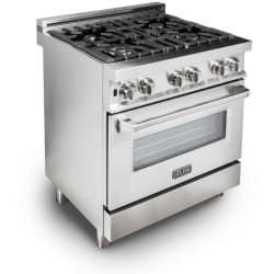 30 Inch Freestanding Professional Dual Fuel Range - Side View view