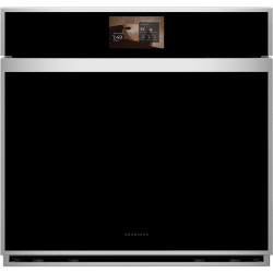 30 Inch Single Smart Electric Wall Oven  - 30-inch Minimalist Single Wall Oven with In-Oven Camera view