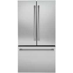 36 Inch Counter-Depth Freestanding French Door Smart Refrigerator  - 36 Inch Counter-Depth French-Door Refrigerator - Front View view