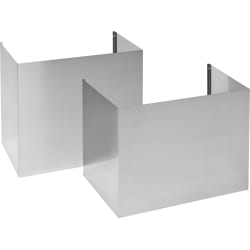 12 Ft. Stainless Steel Duct Cover for Island Mounted Ventilation Hoods - 12 Foot Stainless Steel Duct Cover for Island Mounted Ventilation Hoods view