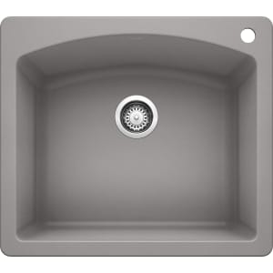 25 Inch Drop-In/Undermount Single Bowl Granite Sink