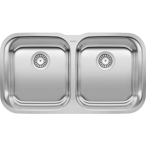 33 Inch Undermount Double Bowl Stainless Steel Sink