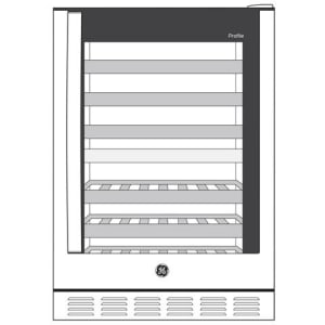 24 Inch Dual Zone Wine Cooler - Wine Center view